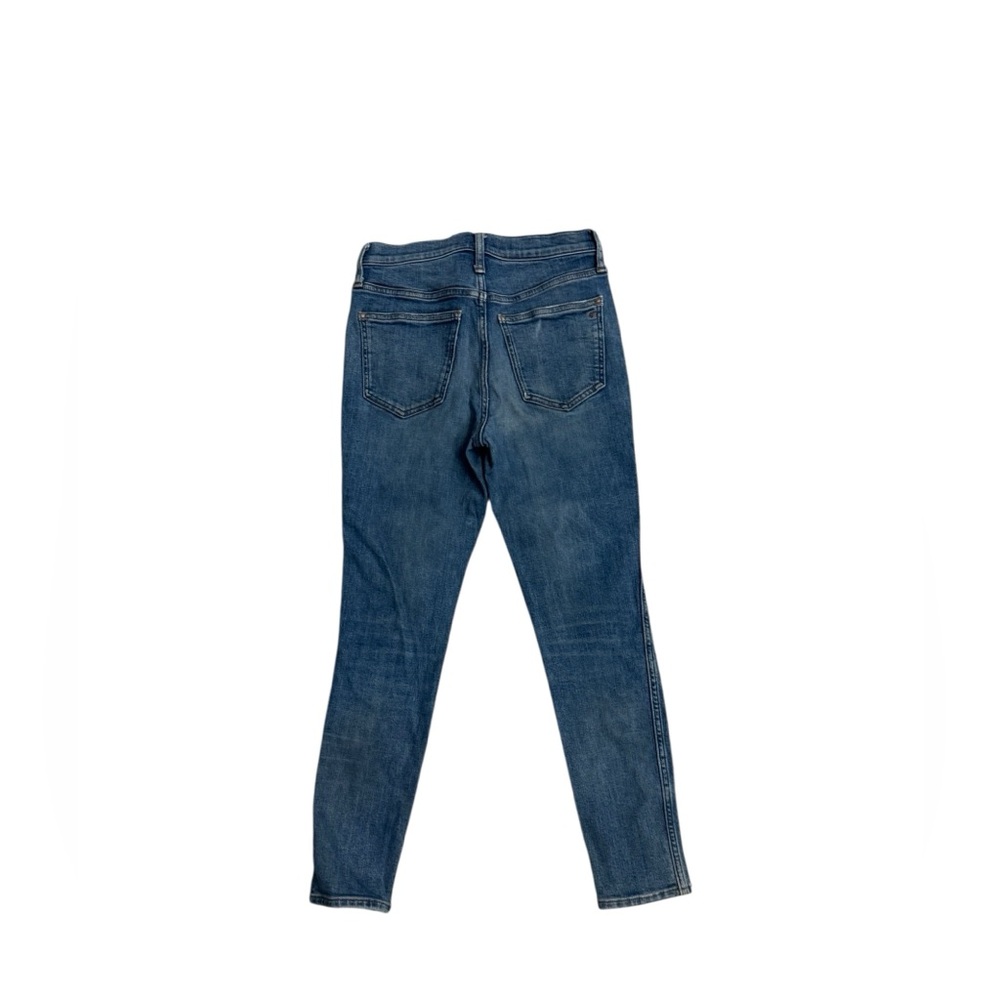 Madewell High Rise Skinny Jeans Size 26P Petite Dark Wash Stretch Denim Blue - Picture 10 of 10